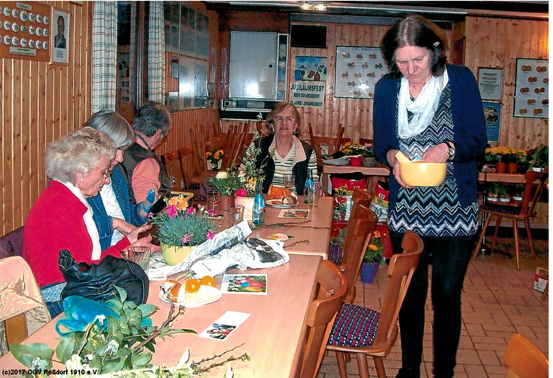 OGV-Frauenstammtisch - Gestecke erstellen